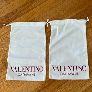 Valentino shoe dust bags